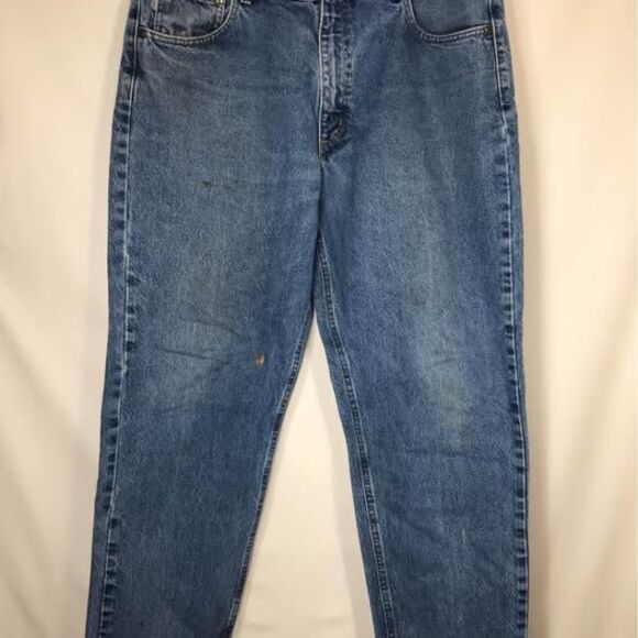 Carhartt Men's 8x30 Blue Dungaree Jeans Blue Relaxed Fit Workwear Denim - Picture 1 of 9